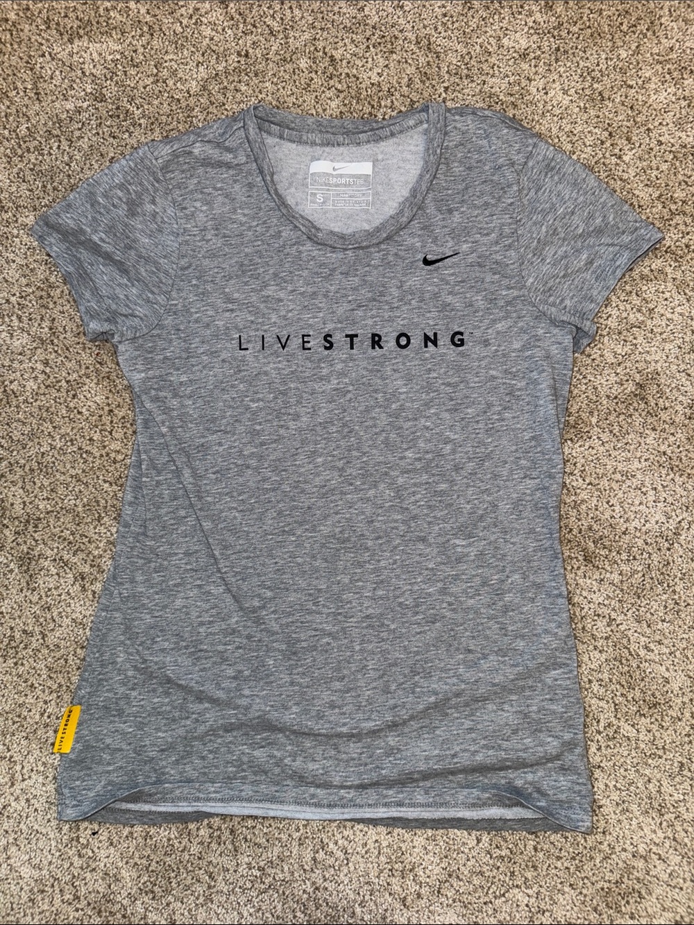 Nike LiveStrong Gray Heather Women's Performance Tee